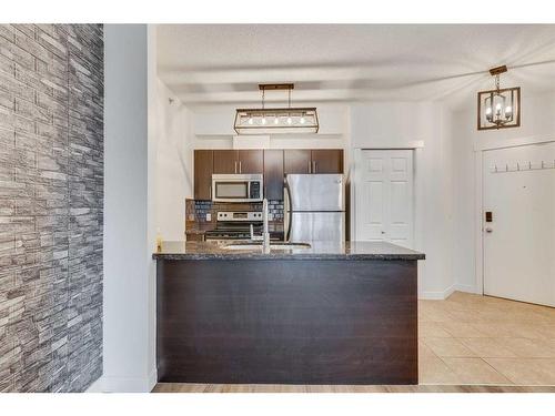 504-315 3 Street Se, Calgary, AB - Indoor Photo Showing Kitchen