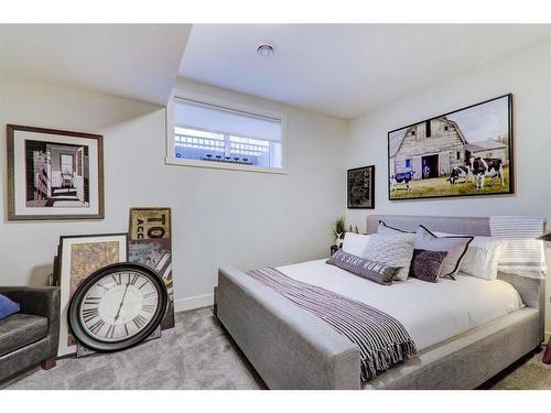 256 Cranbrook Drive Se, Calgary, AB - Indoor Photo Showing Bedroom