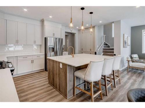 45 Legacy Woods Place Se, Calgary, AB - Indoor Photo Showing Kitchen With Upgraded Kitchen