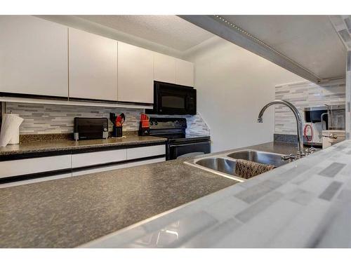 310-20 Dover Point Se, Calgary, AB - Indoor Photo Showing Kitchen With Double Sink