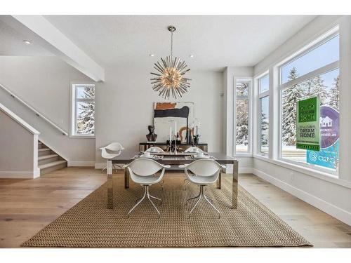 114 Valour Circle Sw, Calgary, AB - Indoor Photo Showing Dining Room