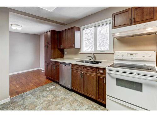 2435 23 Street Nw, Calgary, AB - Indoor Photo Showing Kitchen With Double Sink