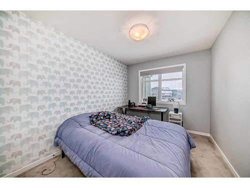 968 Seton Circle Se, Calgary, AB - Indoor Photo Showing Bedroom