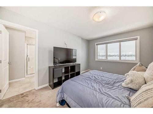 968 Seton Circle Se, Calgary, AB - Indoor Photo Showing Bedroom