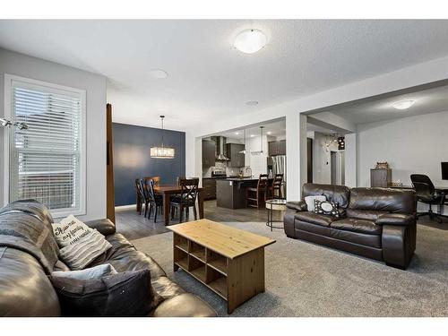 2224 Brightoncrest Green Se, Calgary, AB - Indoor Photo Showing Living Room