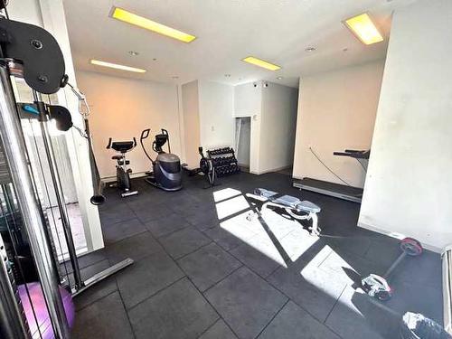 1208-325 3 Street Se, Calgary, AB - Indoor Photo Showing Gym Room