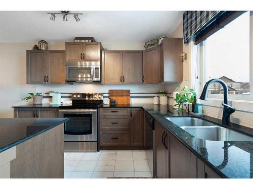 11 Skyview Ranch Lane Ne, Calgary, AB - Indoor Photo Showing Kitchen With Double Sink With Upgraded Kitchen