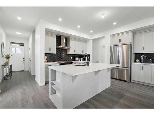 294 Seton Villas Se, Calgary, AB - Indoor Photo Showing Kitchen With Upgraded Kitchen