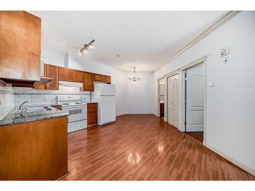 115-333 Riverfront Avenue Se, Calgary, AB - Indoor Photo Showing Kitchen