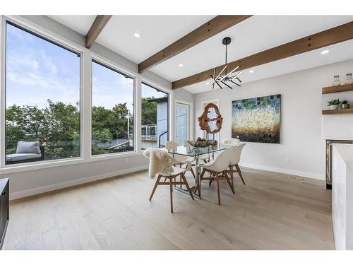 524 Scarboro Avenue Sw, Calgary, AB - Indoor Photo Showing Dining Room