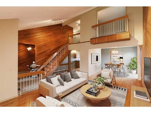 303 Lynnview Road Se, Calgary, AB - Indoor Photo Showing Living Room