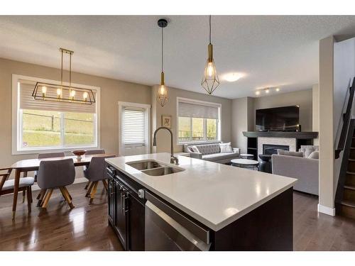 114 Sherwood Mount Nw, Calgary, AB - Indoor Photo Showing Kitchen With Double Sink With Upgraded Kitchen