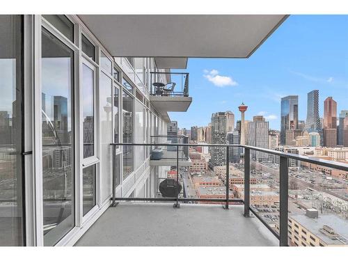 2601-1122 3 Street Se, Calgary, AB - Outdoor With Balcony With Exterior