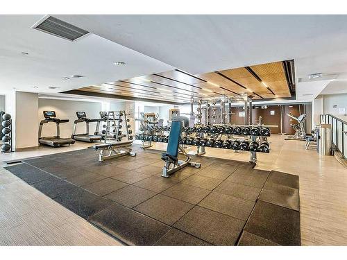 2601-1122 3 Street Se, Calgary, AB - Indoor Photo Showing Gym Room