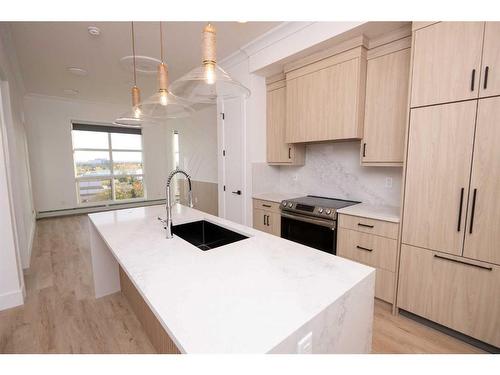 217-370 Dieppe Drive Sw, Calgary, AB - Indoor Photo Showing Kitchen With Upgraded Kitchen