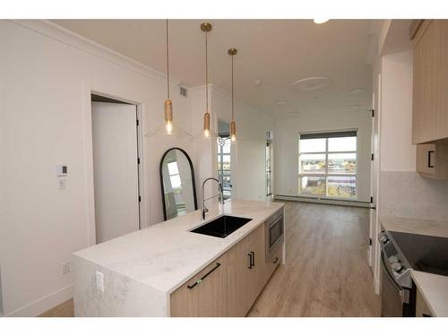 217-370 Dieppe Drive Sw, Calgary, AB - Indoor Photo Showing Kitchen With Upgraded Kitchen