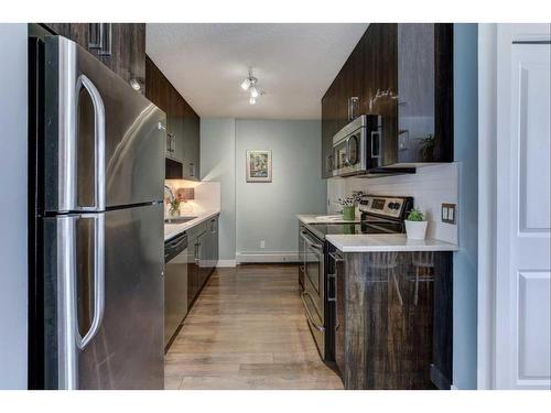 406-607 17 Avenue Nw, Calgary, AB - Indoor Photo Showing Kitchen