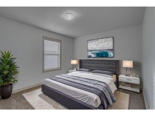 140 Kinlea Link Nw, Calgary, AB - Indoor Photo Showing Bedroom