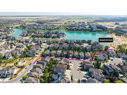 76 Mahogany Manor Se, Calgary, AB - Outdoor With Body Of Water With View