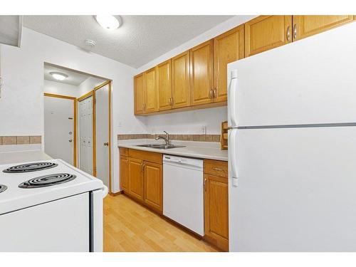 10-3519 49 Street Nw, Calgary, AB - Indoor Photo Showing Kitchen With Double Sink