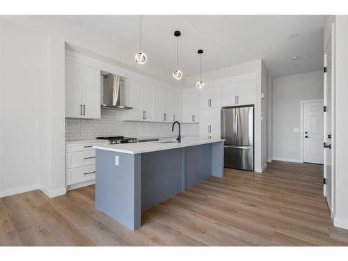 3812 Centre A Street Ne, Calgary, AB - Indoor Photo Showing Kitchen With Stainless Steel Kitchen With Upgraded Kitchen