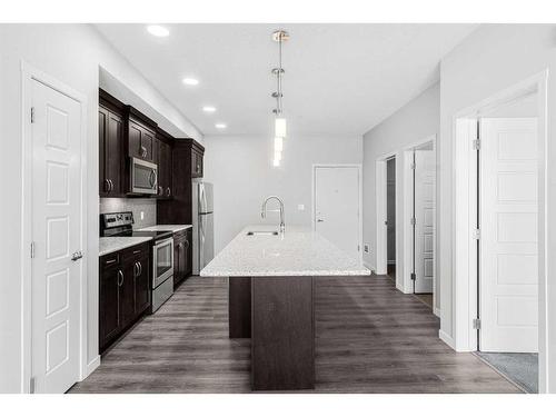 330-20 Seton Park Se, Calgary, AB - Indoor Photo Showing Kitchen With Upgraded Kitchen