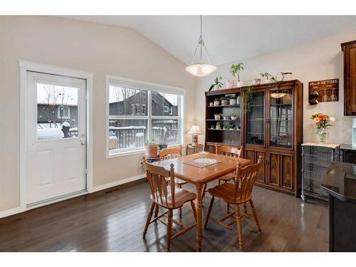 28 Jumping Pound Rise, Cochrane, AB - Indoor Photo Showing Dining Room