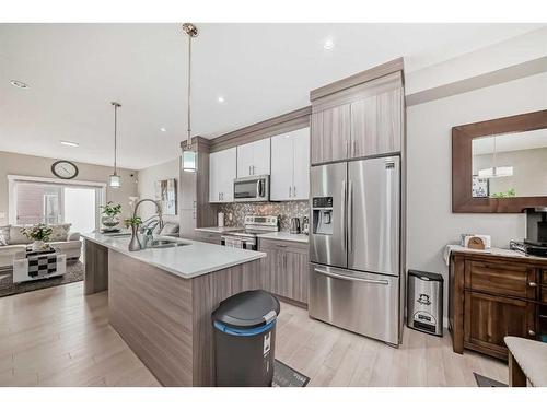 5-129 Skyview Parade Ne, Calgary, AB - Indoor Photo Showing Kitchen With Double Sink With Upgraded Kitchen