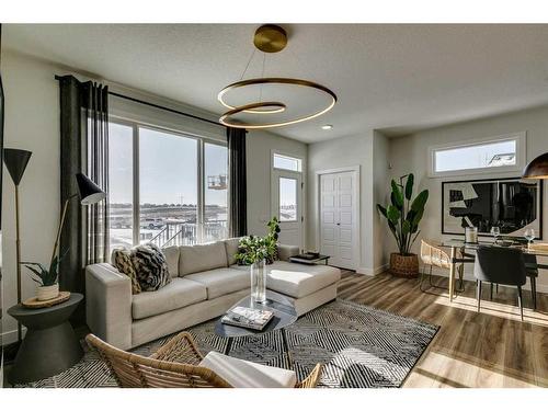 644 Buffaloberry Manor Se, Calgary, AB - Indoor Photo Showing Living Room