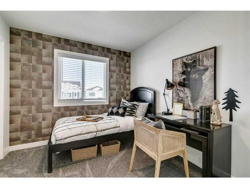 644 Buffaloberry Manor Se, Calgary, AB - Indoor Photo Showing Bedroom