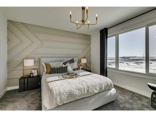 644 Buffaloberry Manor Se, Calgary, AB - Indoor Photo Showing Bedroom