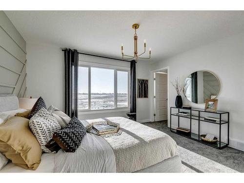 644 Buffaloberry Manor Se, Calgary, AB - Indoor Photo Showing Bedroom