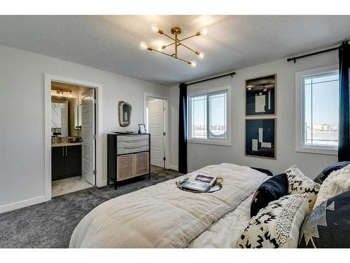 644 Buffaloberry Manor Se, Calgary, AB - Indoor Photo Showing Bedroom