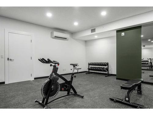 2403-111 Wolf Creek Drive Se, Calgary, AB - Indoor Photo Showing Gym Room