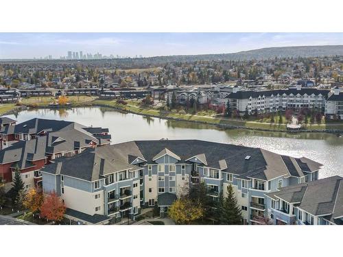 208-120 Country Village Circle Ne, Calgary, AB - Outdoor With Body Of Water With Balcony With View