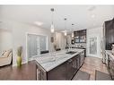 43 Evansglen Circle Nw, Calgary, AB  - Indoor Photo Showing Kitchen With Double Sink With Upgraded Kitchen 