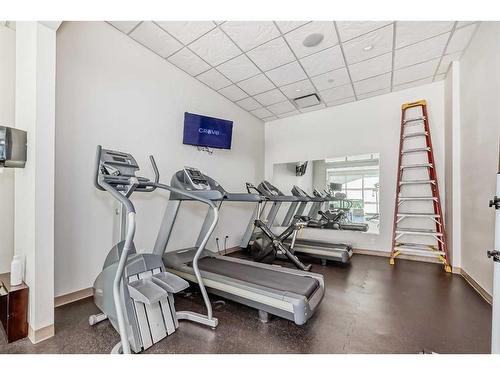 1703-530 12 Avenue Sw, Calgary, AB - Indoor Photo Showing Gym Room