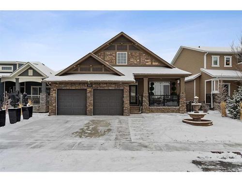 377 Bayside Crescent Sw, Airdrie, AB - Outdoor With Deck Patio Veranda With Facade