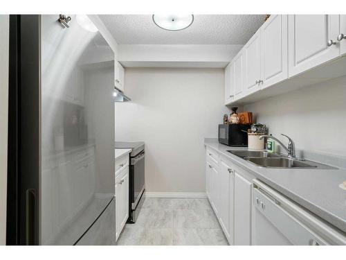 2217-6224 17 Avenue Se, Calgary, AB - Indoor Photo Showing Kitchen With Double Sink