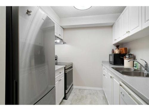 2217-6224 17 Avenue Se, Calgary, AB - Indoor Photo Showing Kitchen With Double Sink