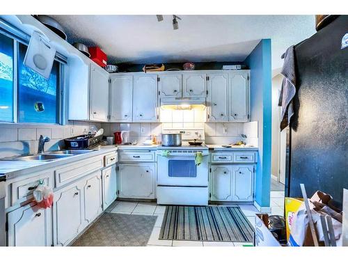 190 Whitefield Drive Ne, Calgary, AB - Indoor Photo Showing Kitchen With Double Sink