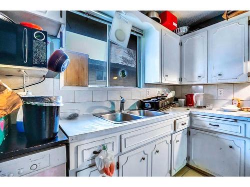 190 Whitefield Drive Ne, Calgary, AB - Indoor Photo Showing Kitchen With Double Sink