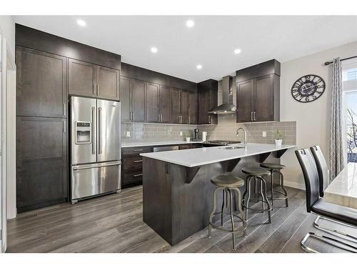 510 Sage Meadows Gardens Nw, Calgary, AB - Indoor Photo Showing Kitchen With Stainless Steel Kitchen With Upgraded Kitchen