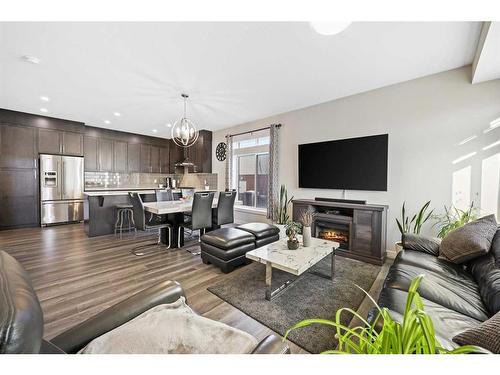 510 Sage Meadows Gardens Nw, Calgary, AB - Indoor Photo Showing Living Room