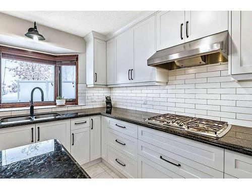 89 Hawkside Road Nw, Calgary, AB - Indoor Photo Showing Kitchen With Double Sink With Upgraded Kitchen