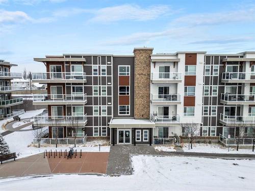 102-360 Harvest Hills Common Ne, Calgary, AB - Outdoor With Balcony With Facade