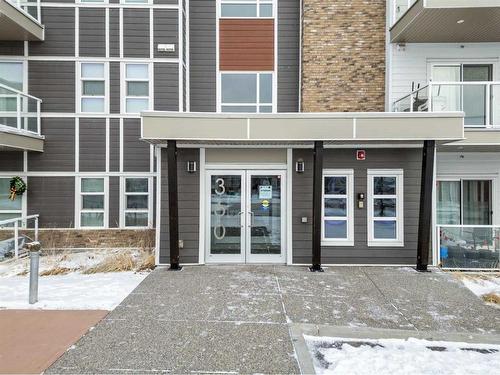 102-360 Harvest Hills Common Ne, Calgary, AB - Outdoor With Balcony With Facade