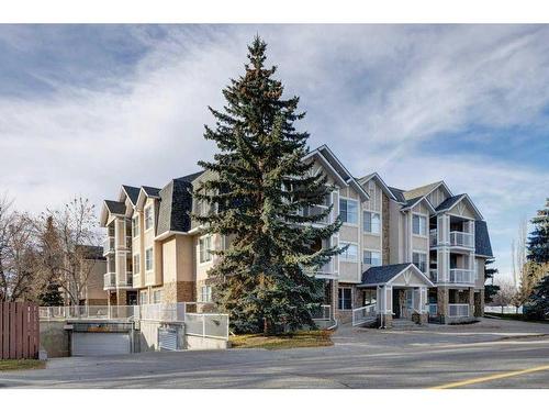 301-4507 45 Street Sw, Calgary, AB - Outdoor With Balcony With Facade