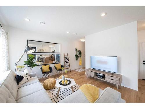 19608 42 Street Se, Calgary, AB - Indoor Photo Showing Living Room