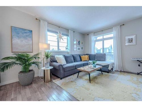 373 Walden Drive Se, Calgary, AB - Indoor Photo Showing Living Room